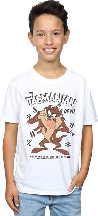 Image du produit Looney Tunes Garçons Diable de Tasmanie T-shirt vintage en coton (140, 146)