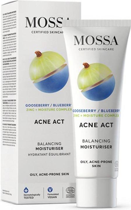 Actual product image Mossa Blueberry Anti-Acne Cream 50ml (50 ml)