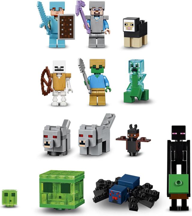 Actual product image LEGO Minecraft The Mountain Cave (21137, LEGO Minecraft)