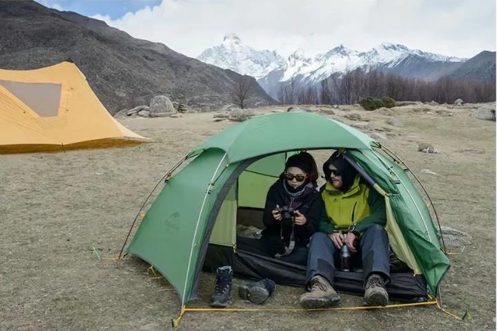 Productafbeelding Naturehike Cloud Peak 2 20d T-Zip tent nh17k240-y-groen (2.50 kg, 2 personen)