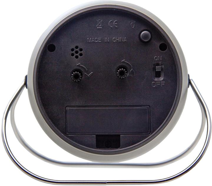 Produktbild Nextime Klassischer Wecker Bubble Grau, Funktionen: Alarm