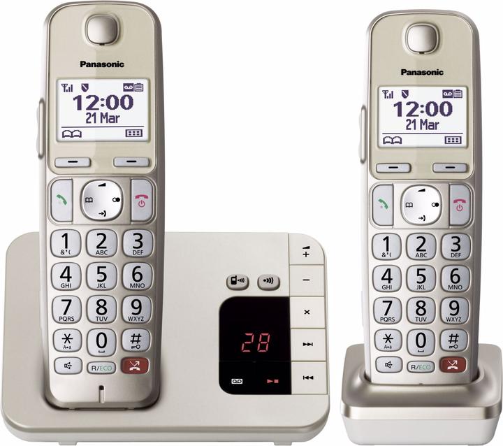 Image du produit Panasonic KX-TGE262GN Duo champagne