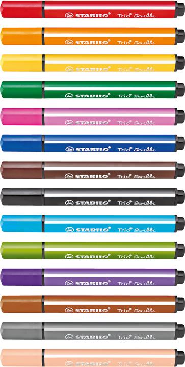 Produktbild STABILO Trio Scribbi Gefederter Dreikant-Filzstift (Grey, 1 x)