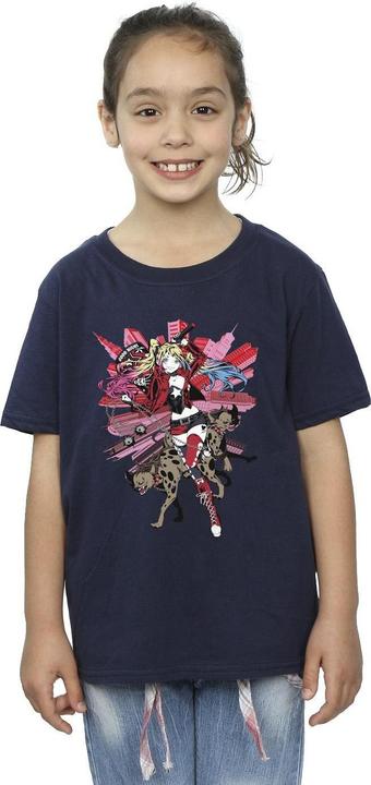 Image du produit - T-shirt HARLEY QUINN HYENAS - Fille (104)