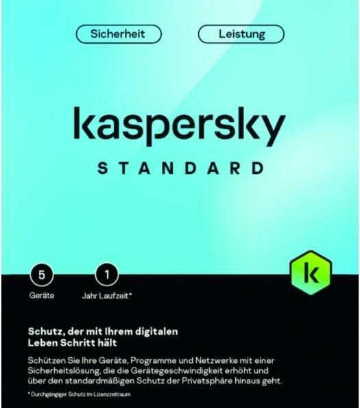 Kaspersky Standard (5 PC) (1 User, 12 months)