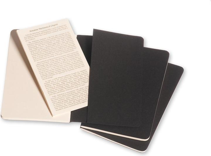 Produktbild Moleskine Cahier Pocket 3er Set (A6, Blanko, Harter Einband)