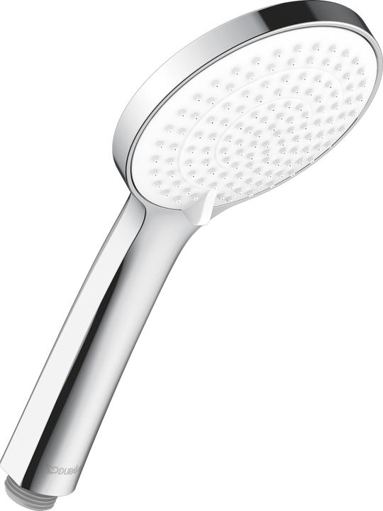Duravit Doccetta 110, 3 getti cromo / bianco (3 Tipi di raggi, 14 l/min)