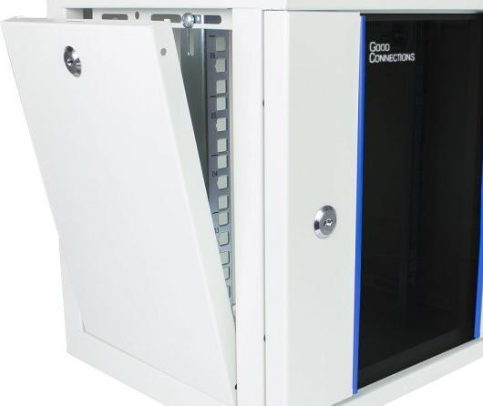 Actual product image Good Connections GC-R0104 Rack 4U Wall Mounted Shelf Grey (4 RU, 10 inch rack)