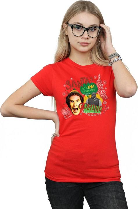 Immagine prodotto Elf North Pole Maglietta Donna (S)