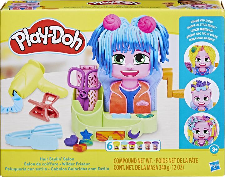 Actual product image Play-Doh Hair Styling Salon Wild Hairdresser