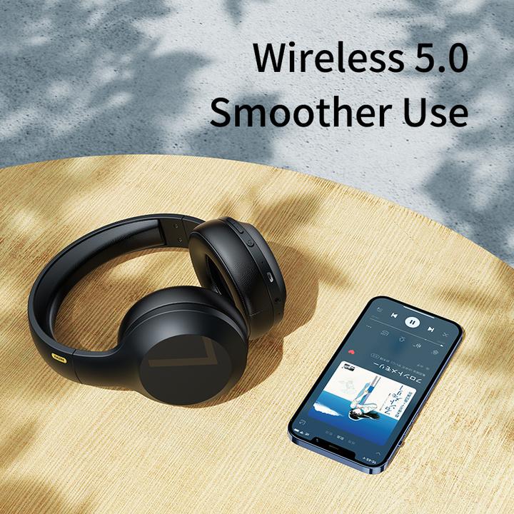 Immagine prodotto PhoneLook Casque Remax RB-660HB sans fil Bluetooth 5.0 Over-Ear wireless HD stereo sound + Pure Bass (10 h, Senza fili)