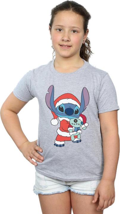 Immagine prodotto Disney Lilo And Stitch Stitch Christmas Maglietta Ragazze (140, 146)