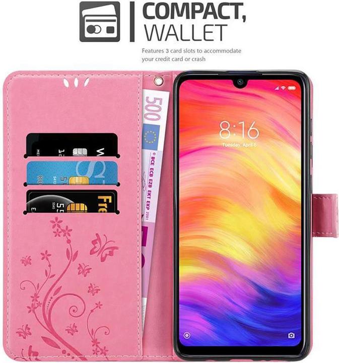 Immagine prodotto Cadorabo Copertina del libro di fiori (Xiaomi Redmi Note 7)