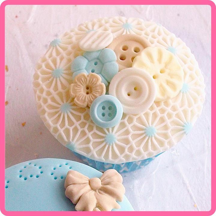 Image du produit Katy Sue Designs Petits boutons en silicone Design Matte