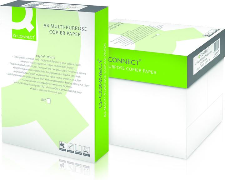 Actual product image Q-Connect Universal paper, bright white (80 g/m², 500 x, A4)