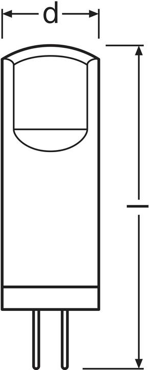Actual product image Osram Pin (G4, 1.80 W, 200 lm, 1 x, F)