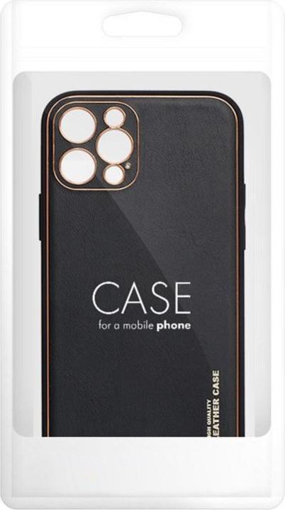 Produktbild OEM Back panel cover LEATHER case for SAMSUNG S24 Plus black (Samsung Galaxy S24+)
