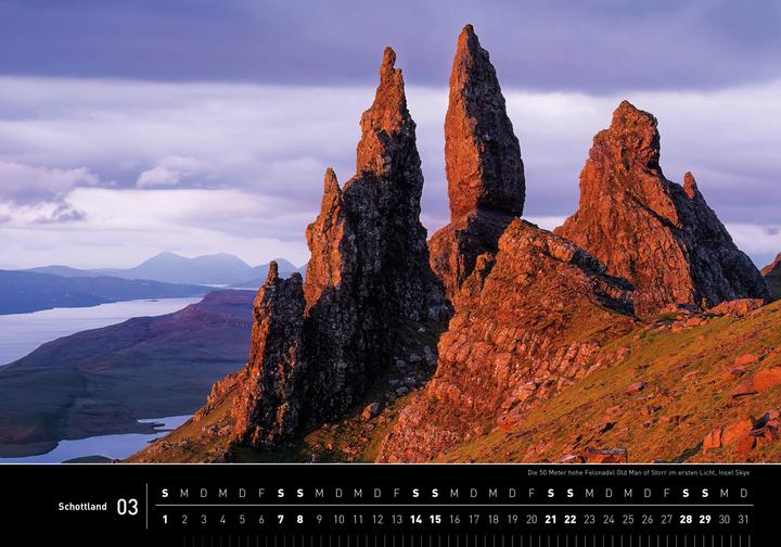 Produktbild Schottland Premiumkalender 2026 (50 x 35 cm, Deutsch)