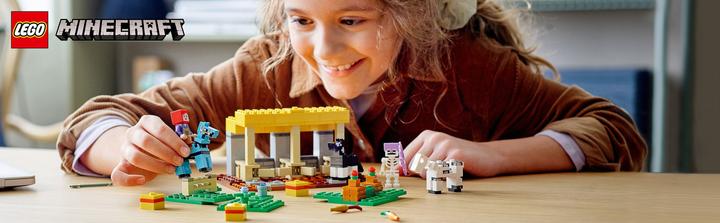 Produktbild LEGO Der Pferdestall (21171, LEGO Minecraft)