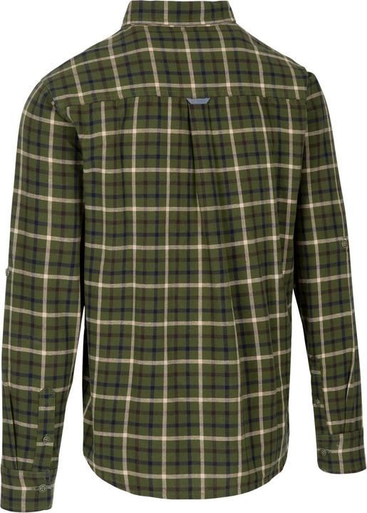 Actual product image Trespass Mens Withnell Checked Cotton Shirt (XL)
