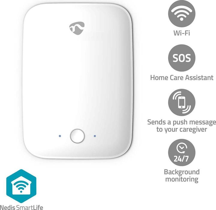 Actual product image Nedis Wi-Fi motion detector | Detection range: 7 m | Effective field of view (horizontal): ±45° | Eff (7 m)