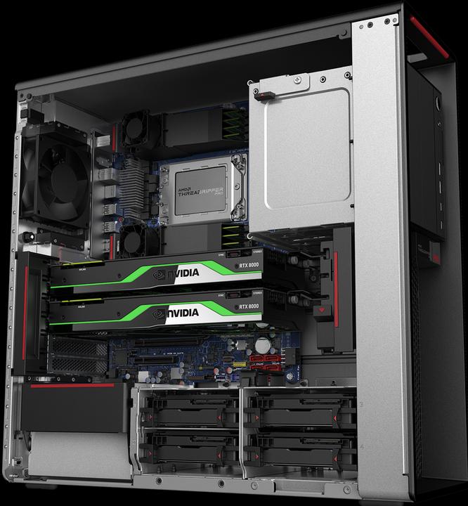Actual product image Lenovo ThinkStation P620 (AMD Ryzen ThreadRipper PRO 5945WX, 64 GB, 1000 GB)