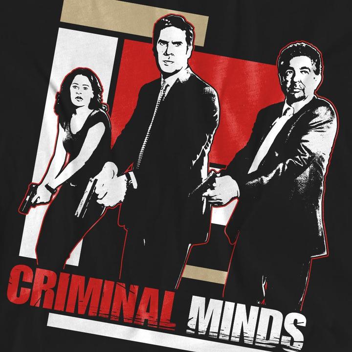 Immagine prodotto Criminal Minds Guns Drawn Maglietta Adulto Unisex (M)
