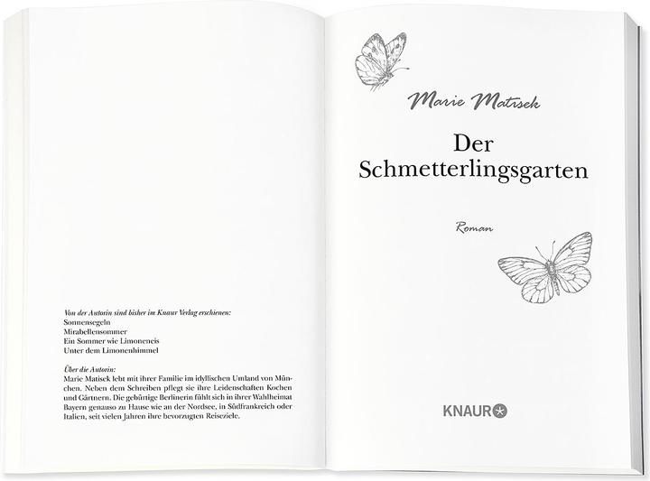 Immagine prodotto Der Schmetterlingsgarten (Tedesco, Marie Matisek, 2020)