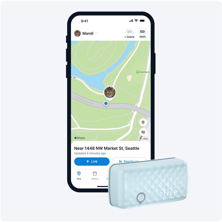 Produktbild Tractive GPS Mini (One Size, Katze, Allgemein)