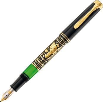 Image du produit Pelikan Stylo plume M700 Toledo B Etui (Noir, Or, Vert, 1 x)