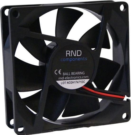 Immagine prodotto RND Components Ventilatore assiale brushless DC 80x80x25mm 24V 93.6m³/h (80 mm)