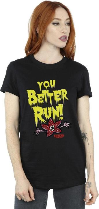Image du produit Netflix - T-shirt STRANGER THINGS YOU BETTER RUN - Femme (4XL)