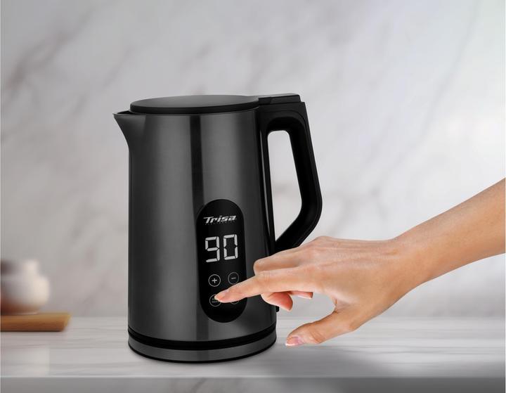 Actual product image Trisa Digital Boil kettle 1.7 l, anthracite (1.70 l, EU plug)
