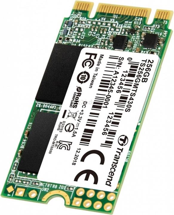 Actual product image Transcend 430S (256 GB, M.2 2242)
