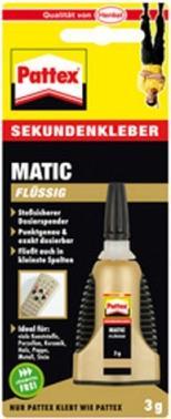 Produktbild Pattex Sekundenkleber Flüssig Matic (3 g, 3.10 ml)