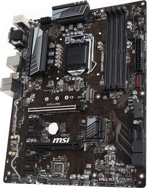 Actual product image MSI Z370-A Pro (LGA 1151, Intel Z370, ATX)