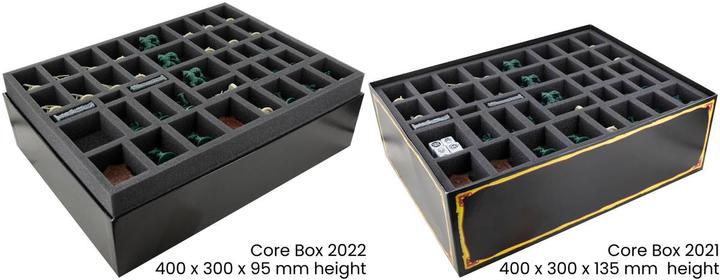 Produktbild Feldherr HB02SET - Schaumstoff-Set + Tokenhalter für HeroQuest (2021) Grundspiel + Die Bas (Schaumstoff)