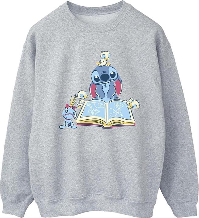 Produktbild Disney Lilo & Stitch Reading A Book Sweatshirt (XXL)