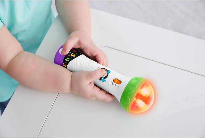 Actual product image Fisher-Price Laugh & Learn Rock & Record Microphone (German)