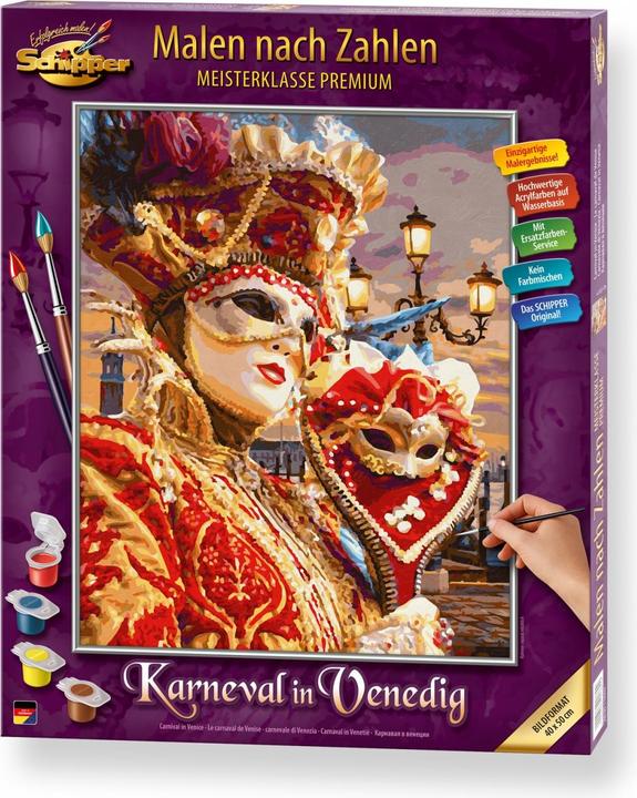 Actual product image Schipper Painting by Numbers Carnival in Venice