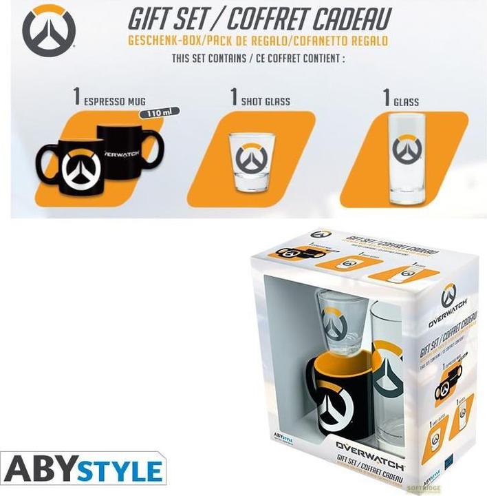 Actual product image ABYstyle OVERWATCH - Coffret Cadeau (Verre + Shooter + Mini-Mug)