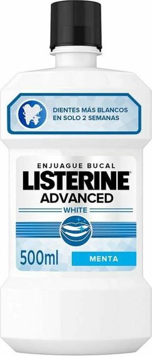 Actual product image Listerine Advanced White Mouthwash 500ml (500 ml, Mouthwash)