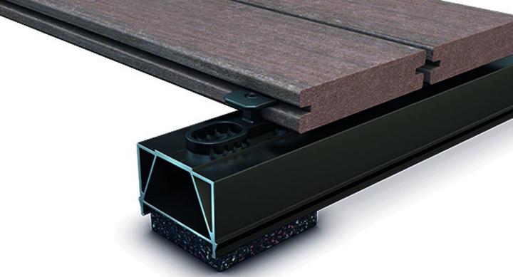 Produktbild Karle und Rubner Terraflex Abstandhalter 6 mm fr Alu-Unterkonstruktion mit Bohrschraube C1 4,8x35 mm 1 Pack = 120 S (120 x)
