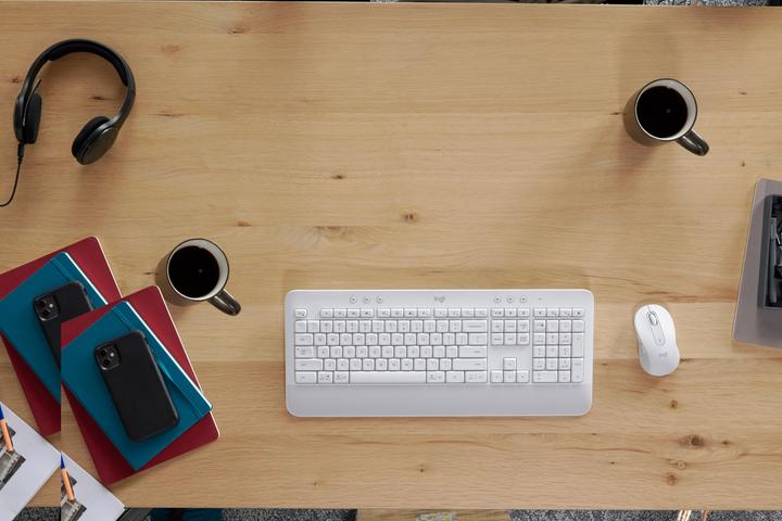 Produktbild Logitech Mk650 For Business Offwhiteus (US, Kabellos)