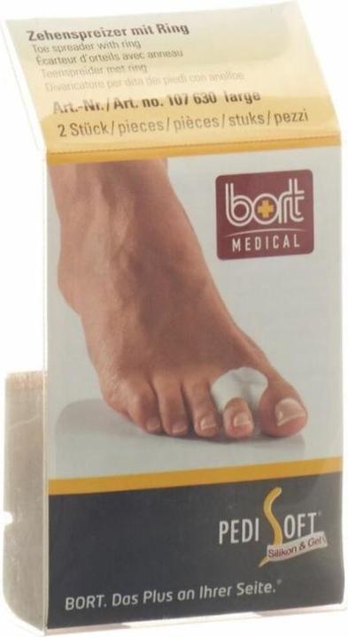 Produktbild Bort Medical Pedi Soft Zehenseparator mit Rin S (Druckentlastung, 185.63 ml)