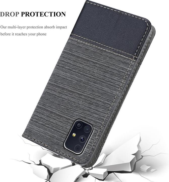 Actual product image Cadorabo Book Jeans Optics Cover (Samsung Galaxy M31s)