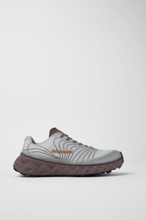 Actual product image Nnormal Tomir Shoe Grey/Purple (38.5, 39)