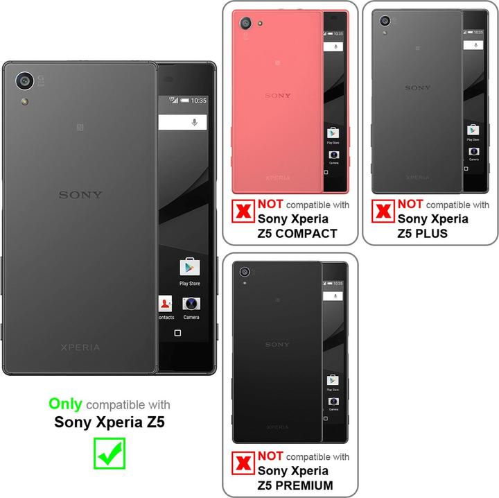 Productafbeelding Cadorabo Boek Onzichtbare Magneethoes (Sony Xperia Z5)
