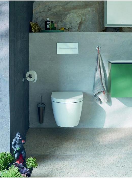 Actual product image Duravit WWC ME by Starck COMPACT RIMLESS deep, 370x480mm white