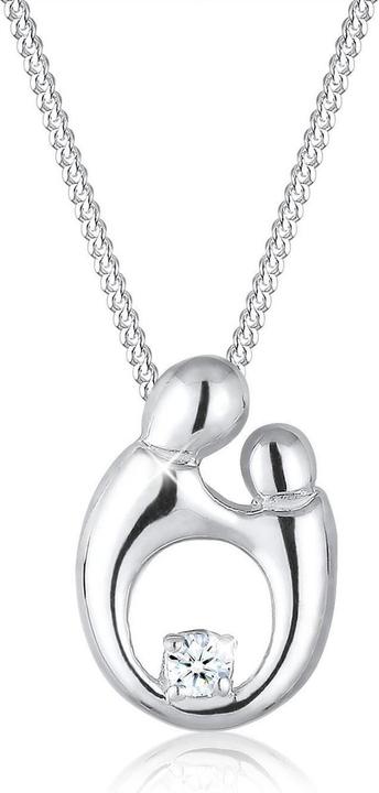 Produktbild Diamore Merkmale Halskette Mutter Kind elegantes Diamant (0,03 ct.) 925 Silber (925 Sterlingsilber)